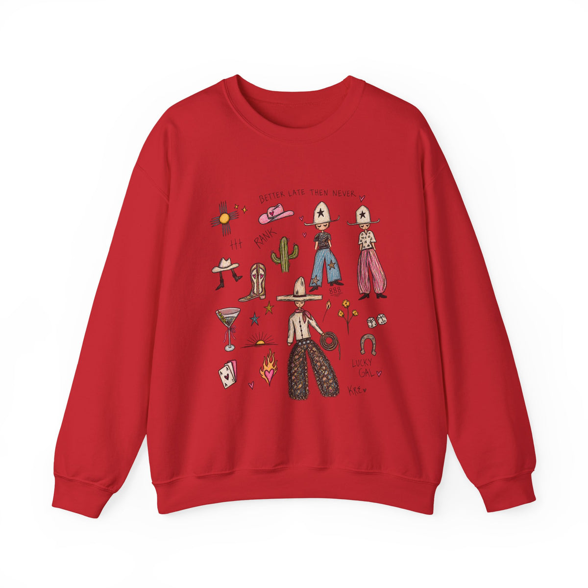 Lucky gal crewneck Sweatshirt