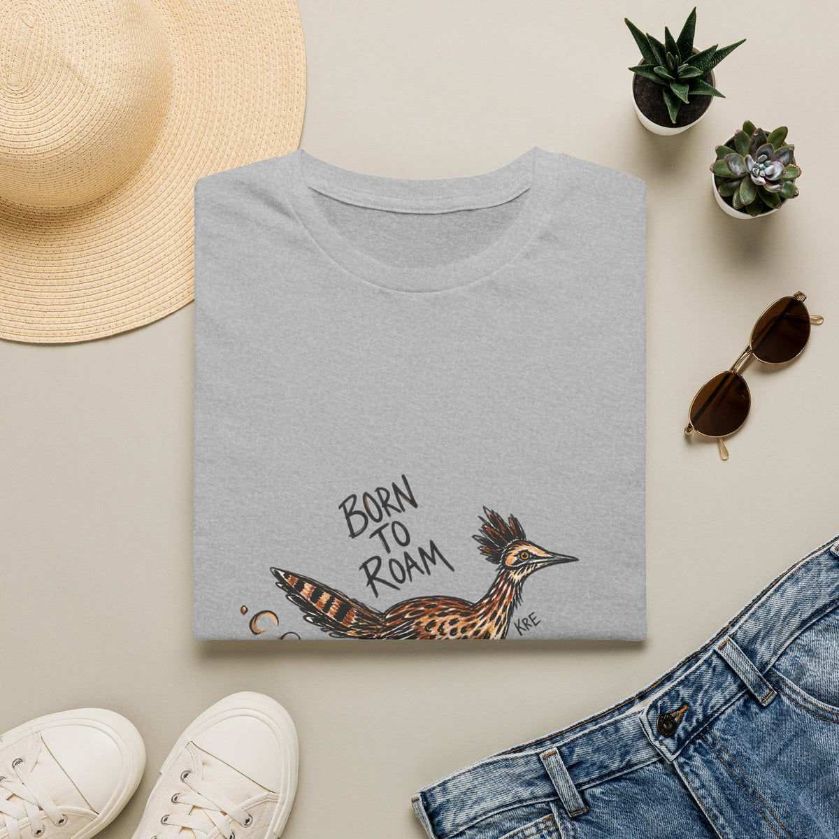 Born to roam roderunner T-shirt with color