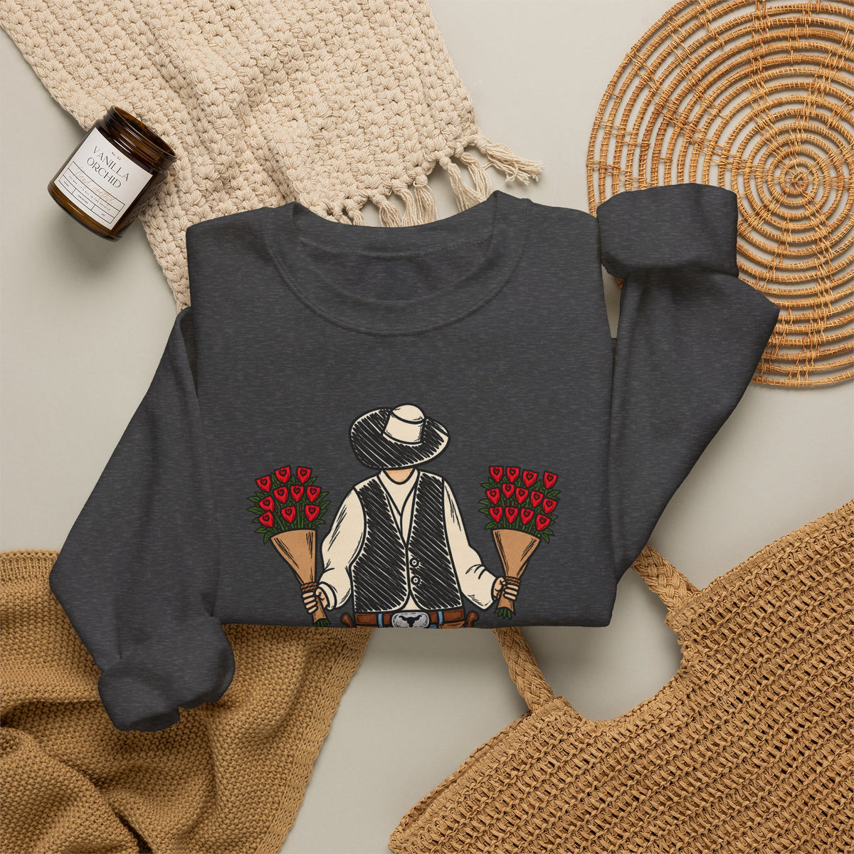 a cowboys love Crewneck Sweatshirt
