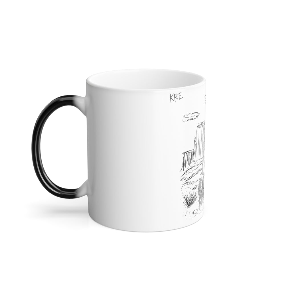 Cigs and coffee Color Morphing Mug, 11oz