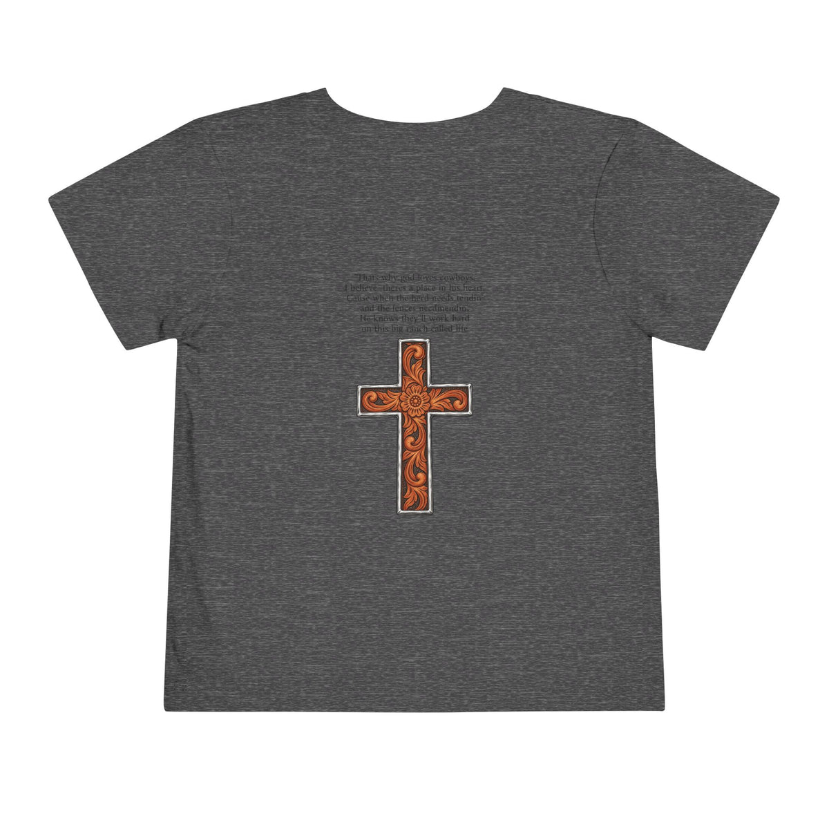 Cowboy of god Toddler Short Sleeve Tee