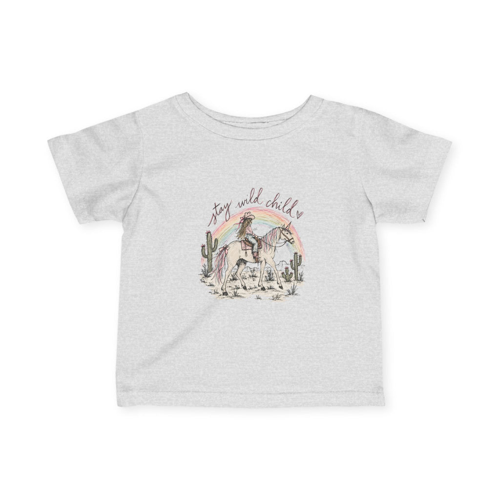 stay wild child infant tee