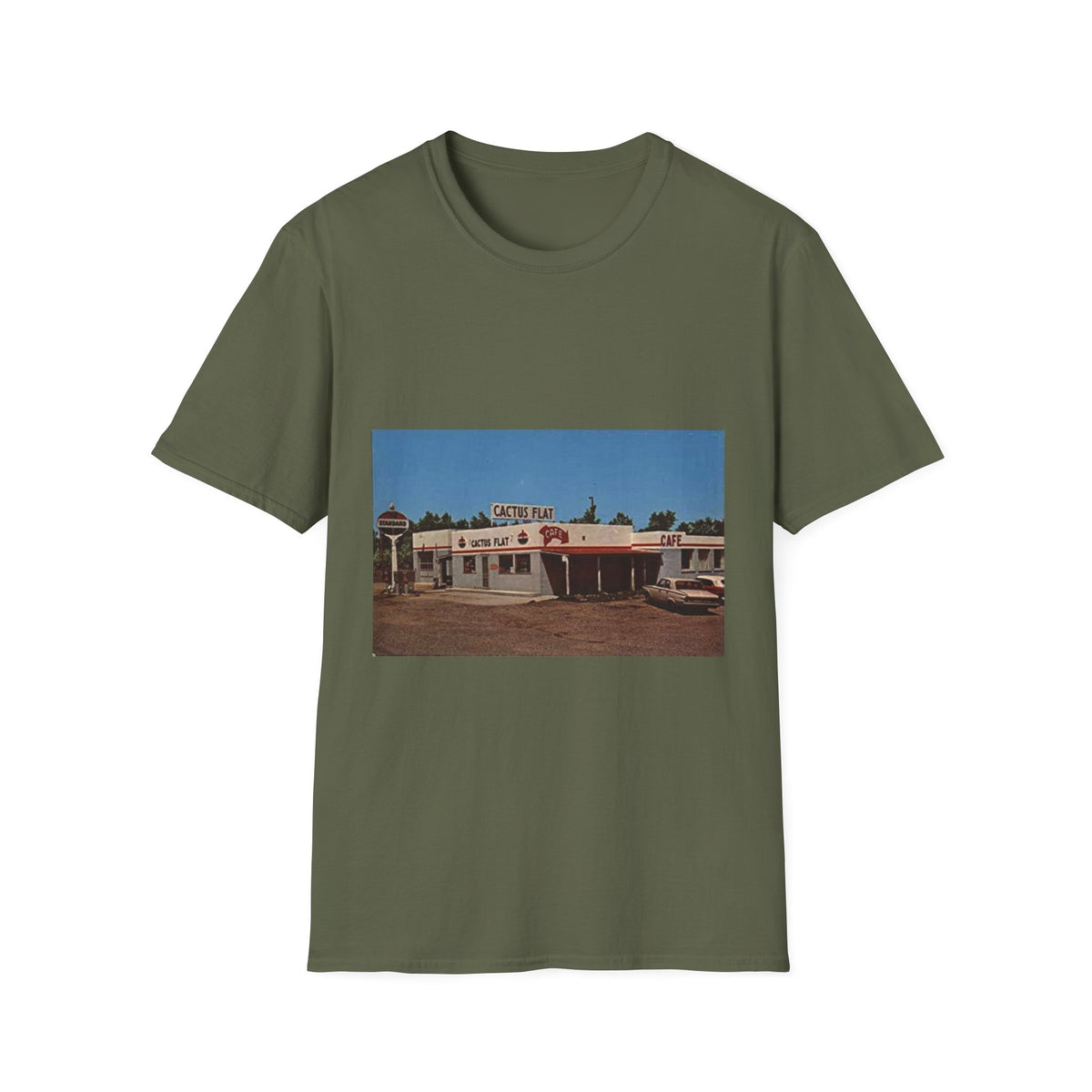Vintage cactus flat  T-Shirt