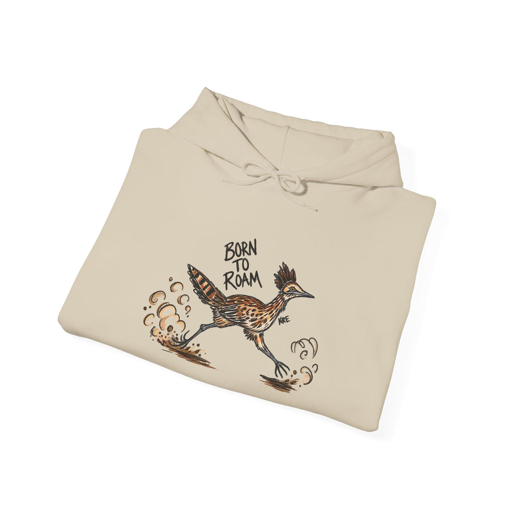 Born to roam road runner hoodie with color