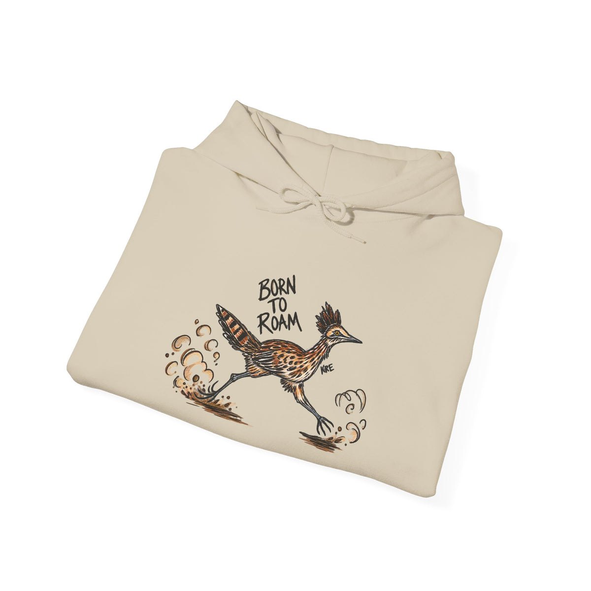 Born to roam road runner hoodie with color