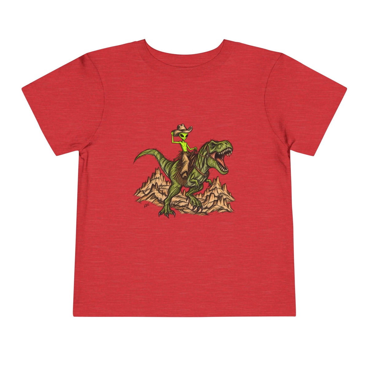 Alien outlaw toddler short sleeve