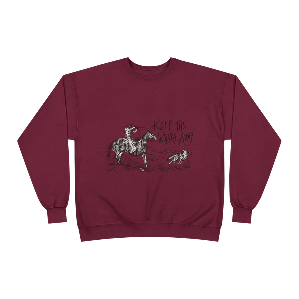 Keep the wolves away crewneck