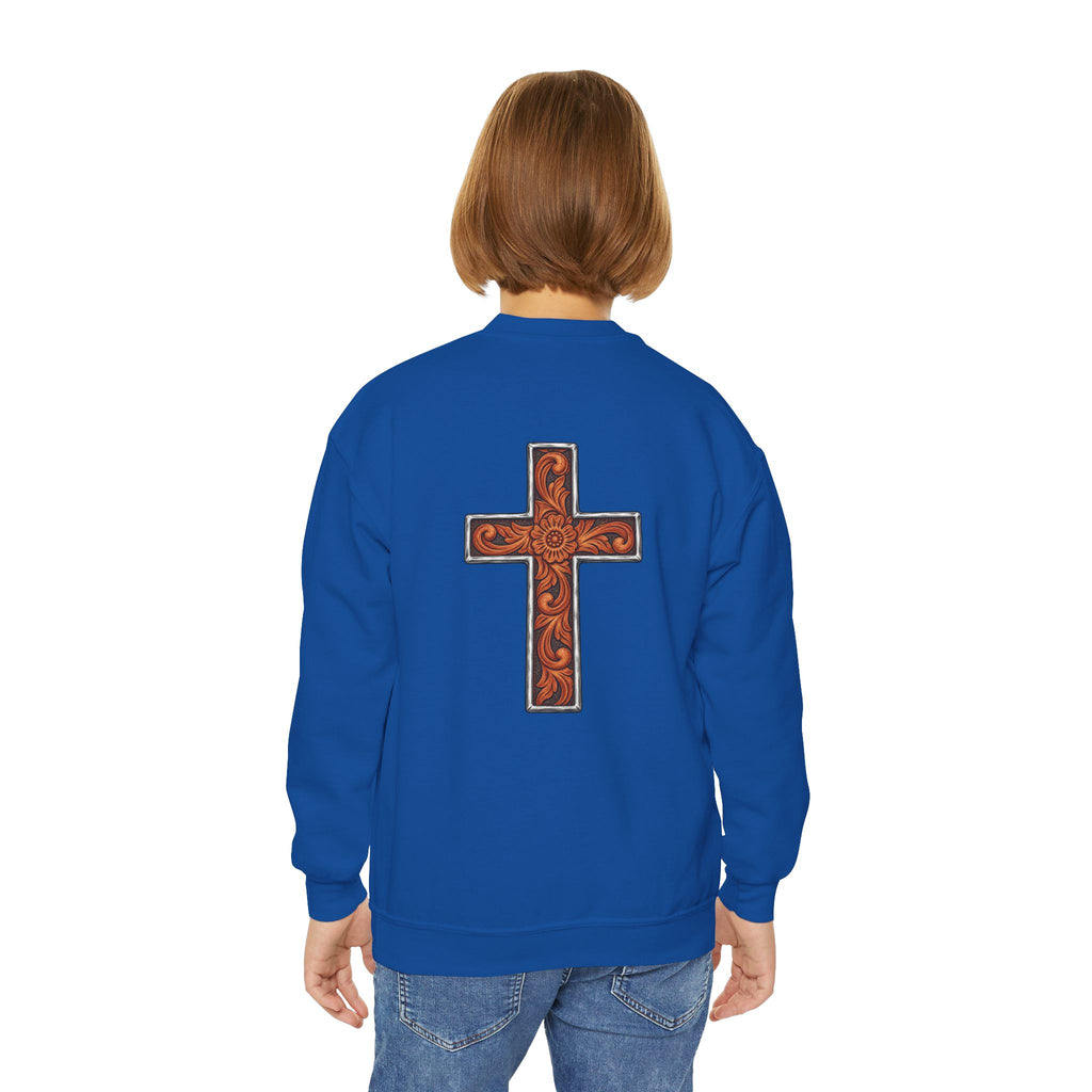 Cowgirls for Jesus Youth Crewneck Sweatshirt