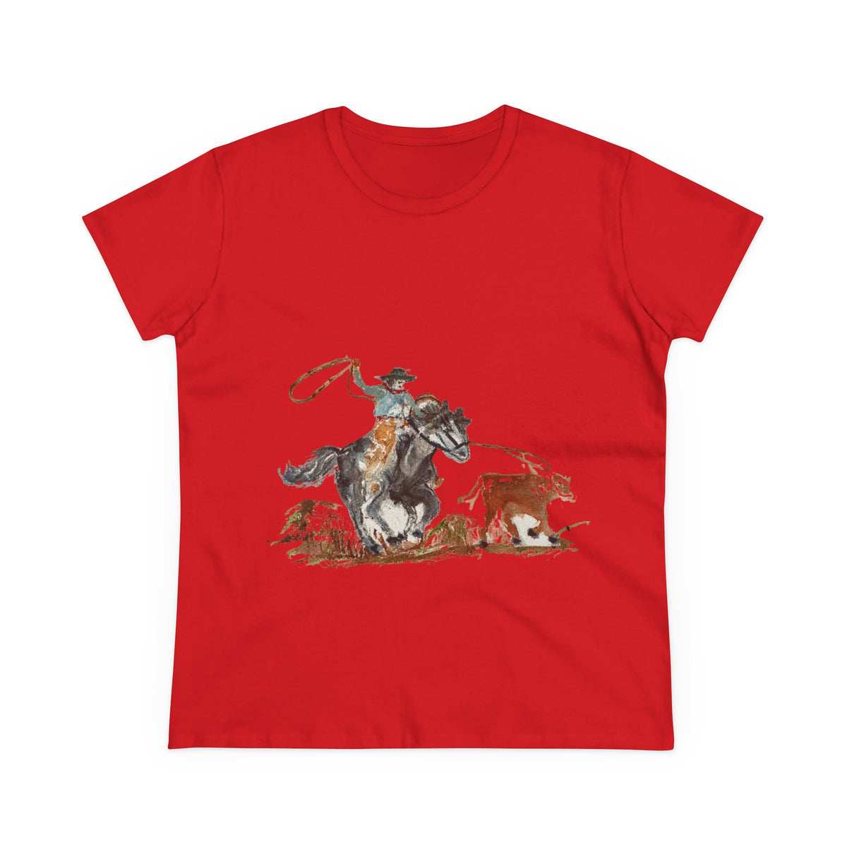 Roper cotton tee watercolor Paula Emry-burtt