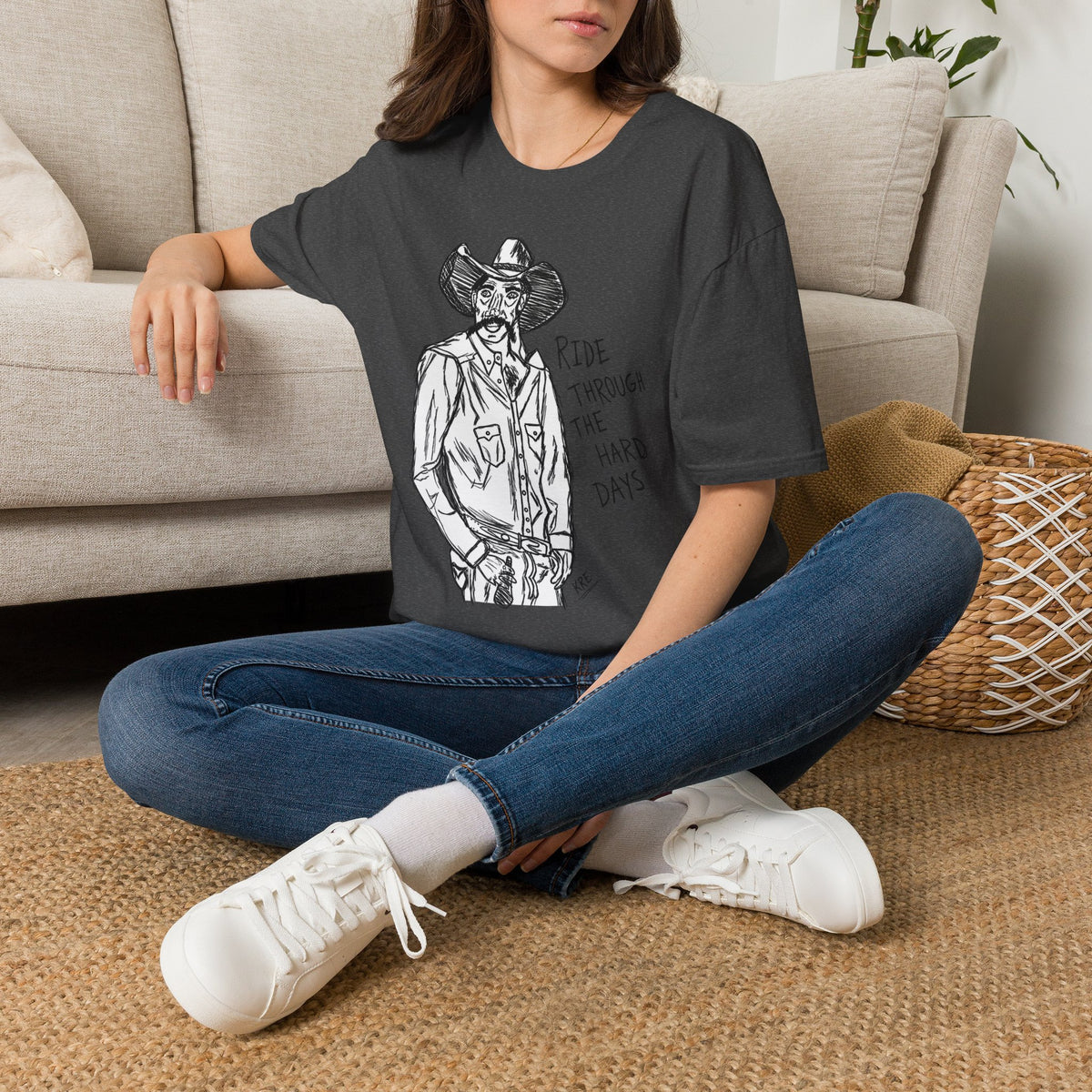 Ride through the hard days suicide prevention T-shirt