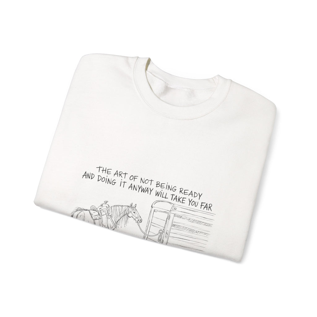 The art of a cowboy crewneck
