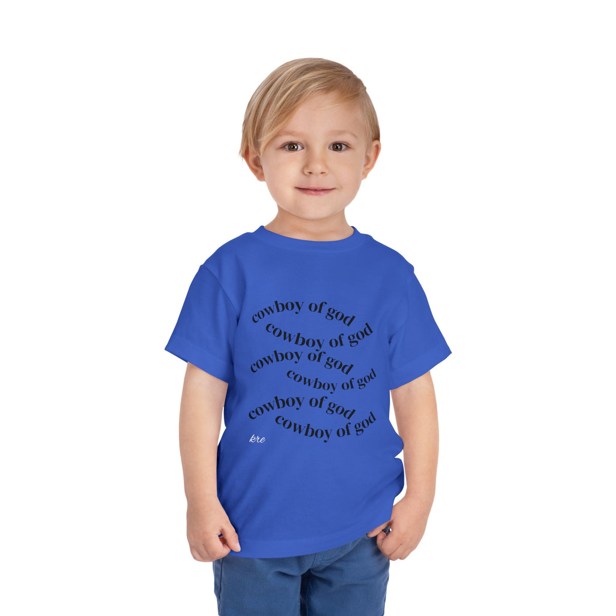 Cowboy of god Toddler Short Sleeve Tee