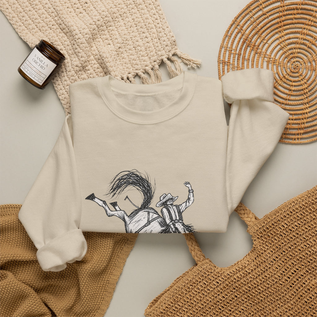 Bareback rider Crewneck Sweatshirt