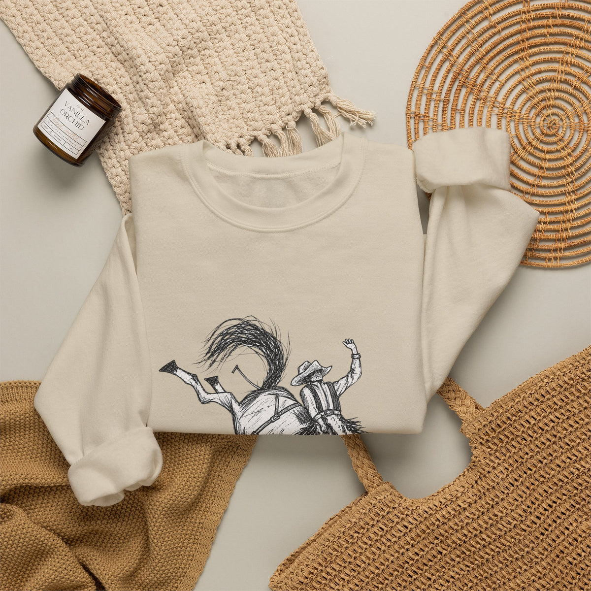 Bareback rider Crewneck Sweatshirt