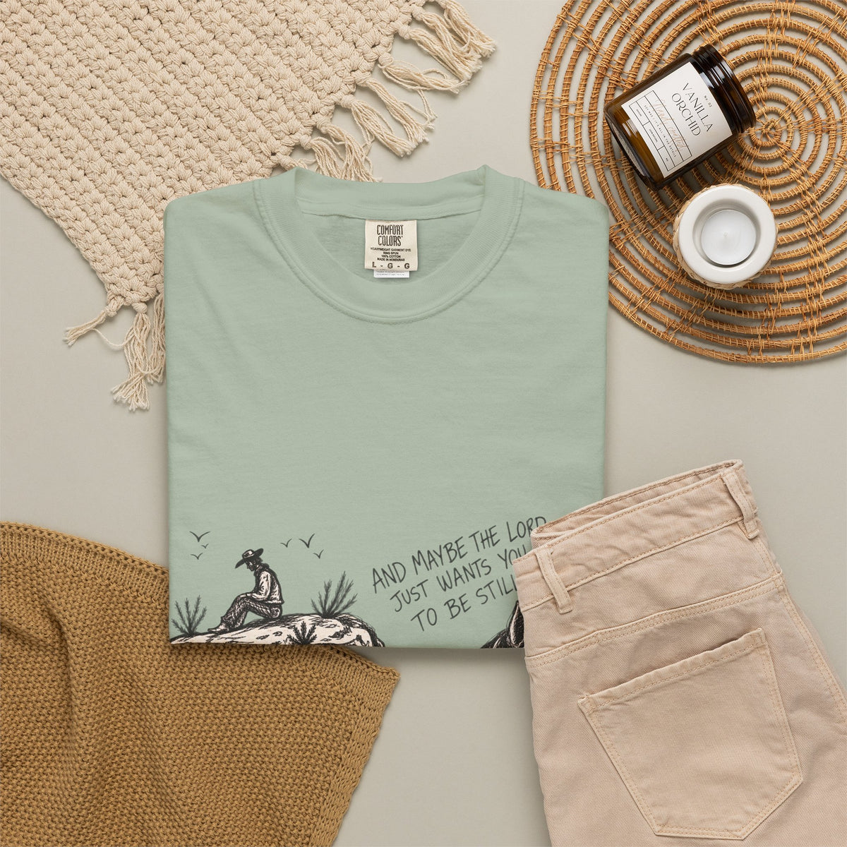 In the stillness T-shirt comfort colors