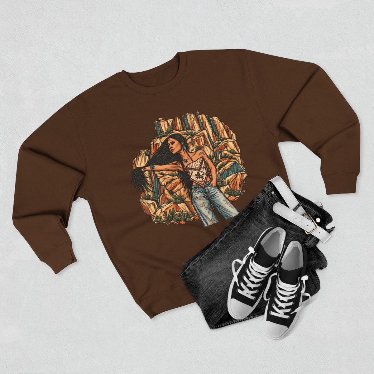 Wild as the badlands crewneck