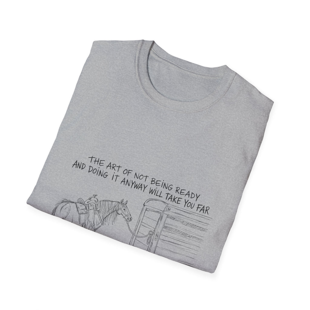 The art of a cowboy tshirt