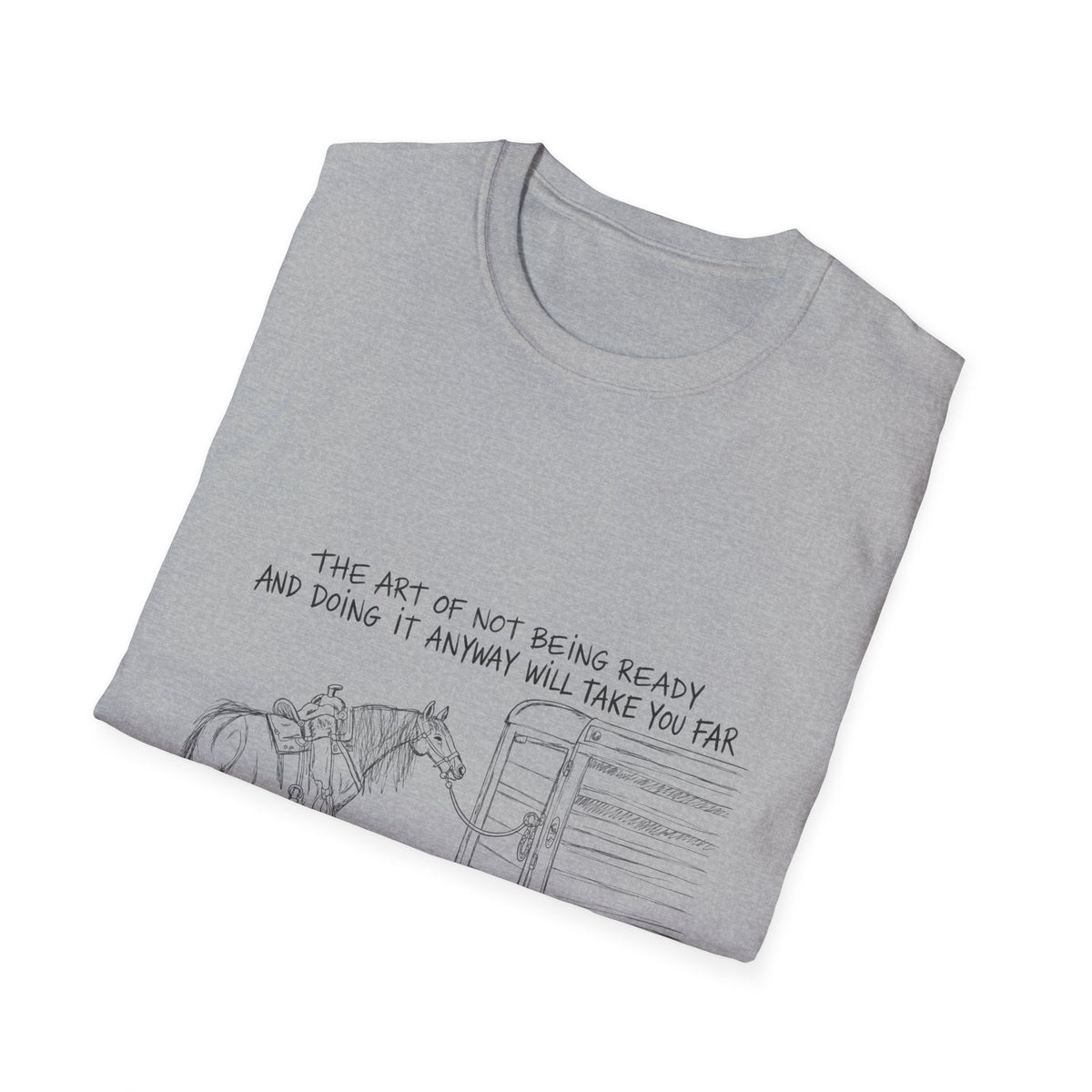 The art of a cowboy tshirt