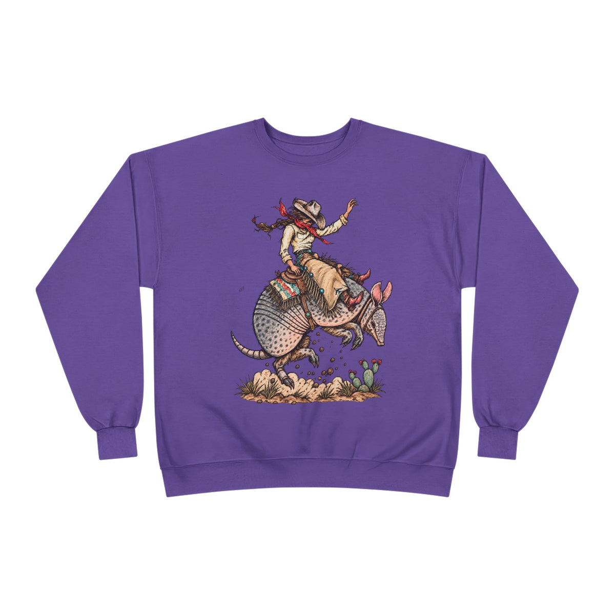 Buckin dillo crewneck