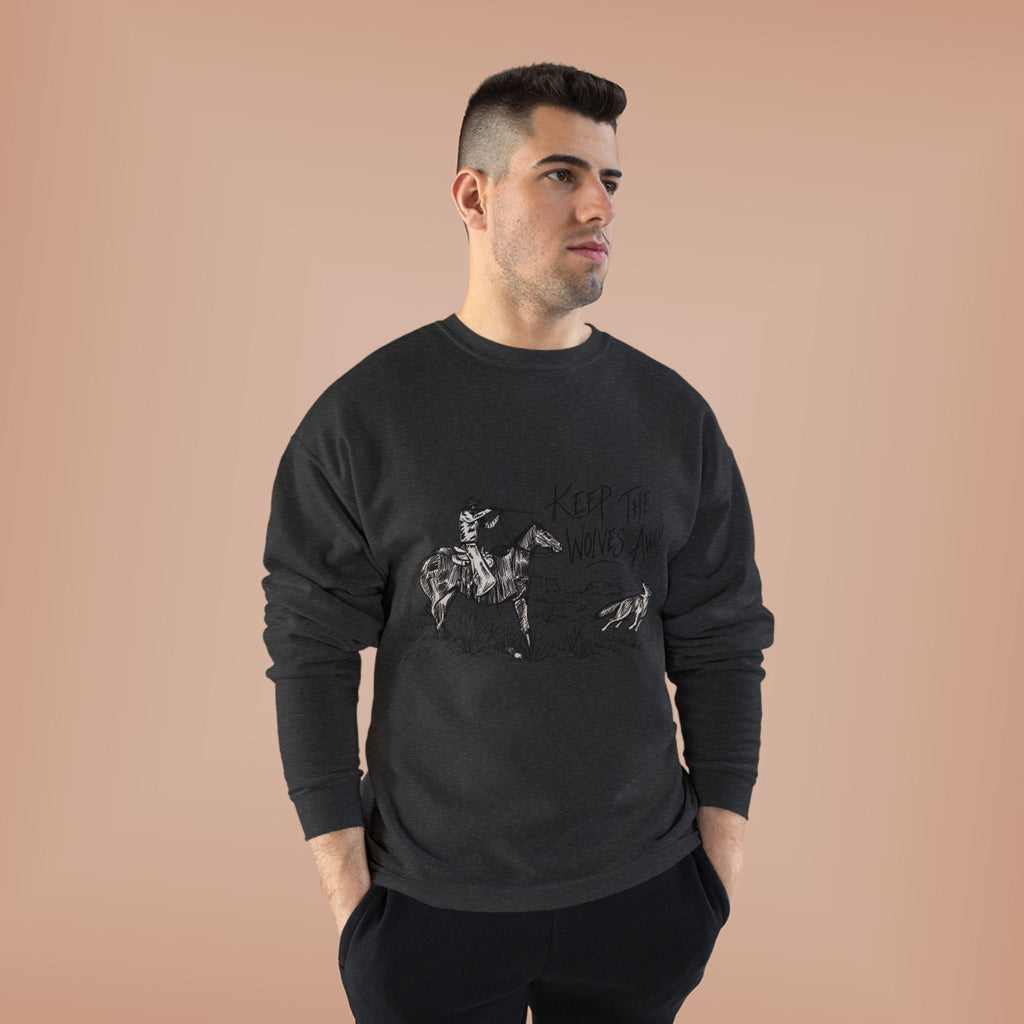 Keep the wolves away crewneck