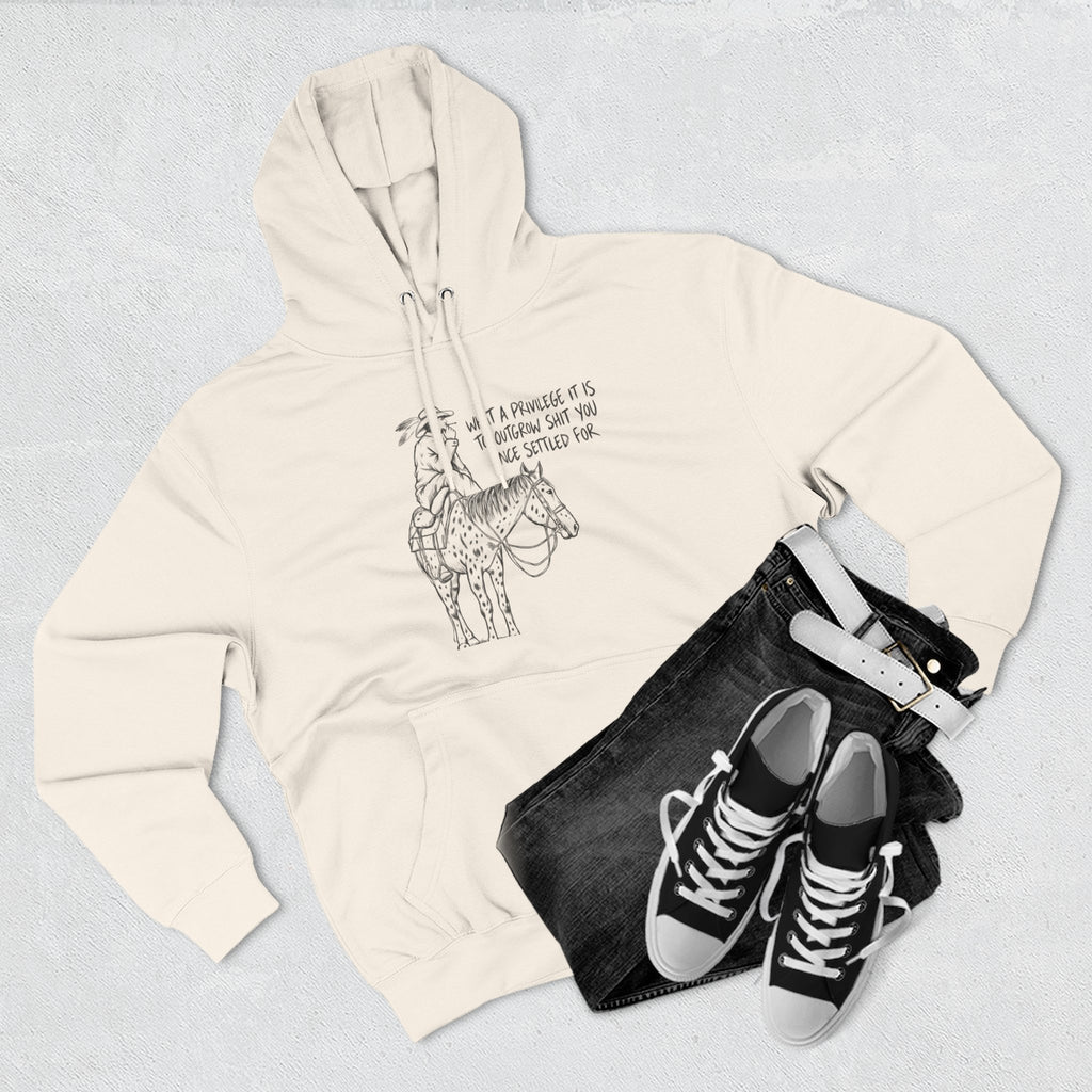 What a privilege fleece hoodie