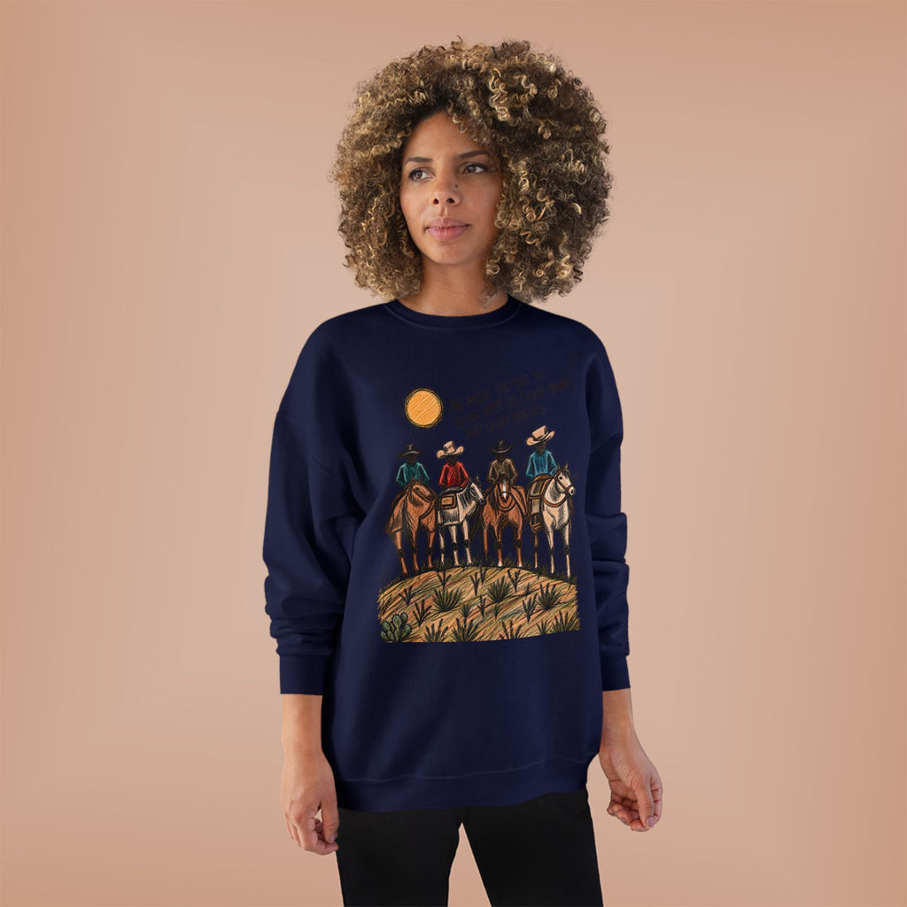 Good friends and good horses crewneck