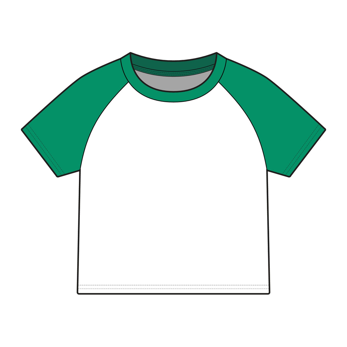 Cowboy in style raglan baby tee