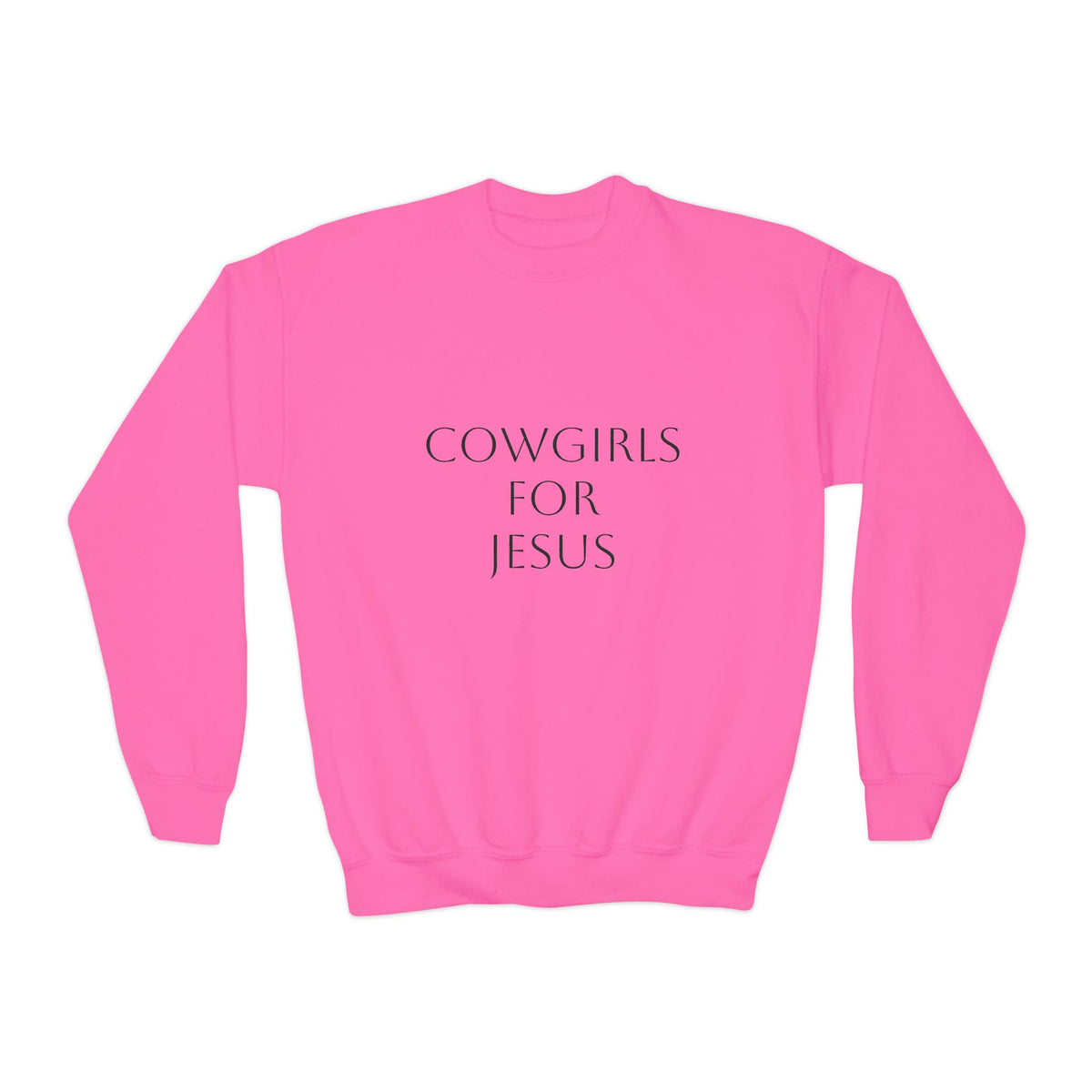 Cowgirls for Jesus Youth Crewneck Sweatshirt