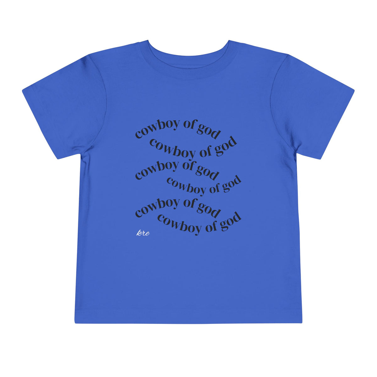 Cowboy of god Toddler Short Sleeve Tee