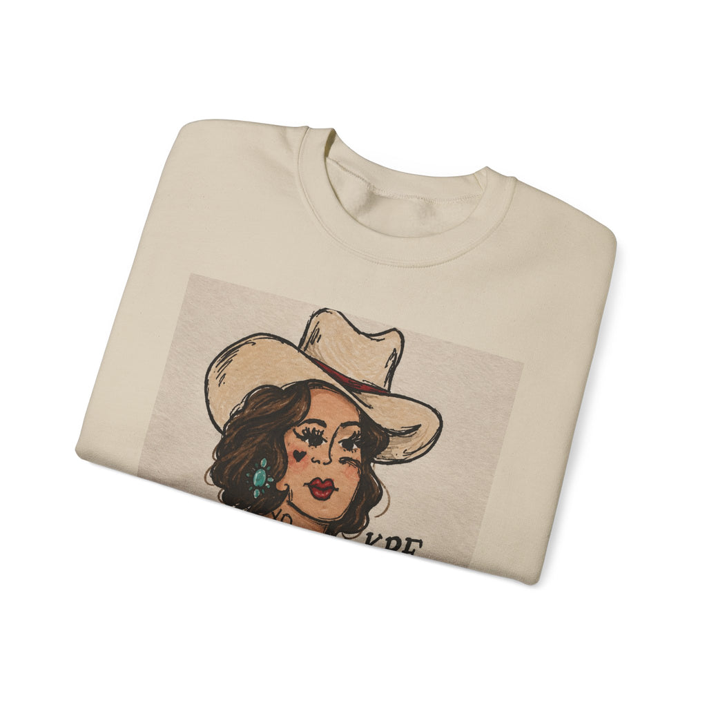 Rodeo rose crewneck