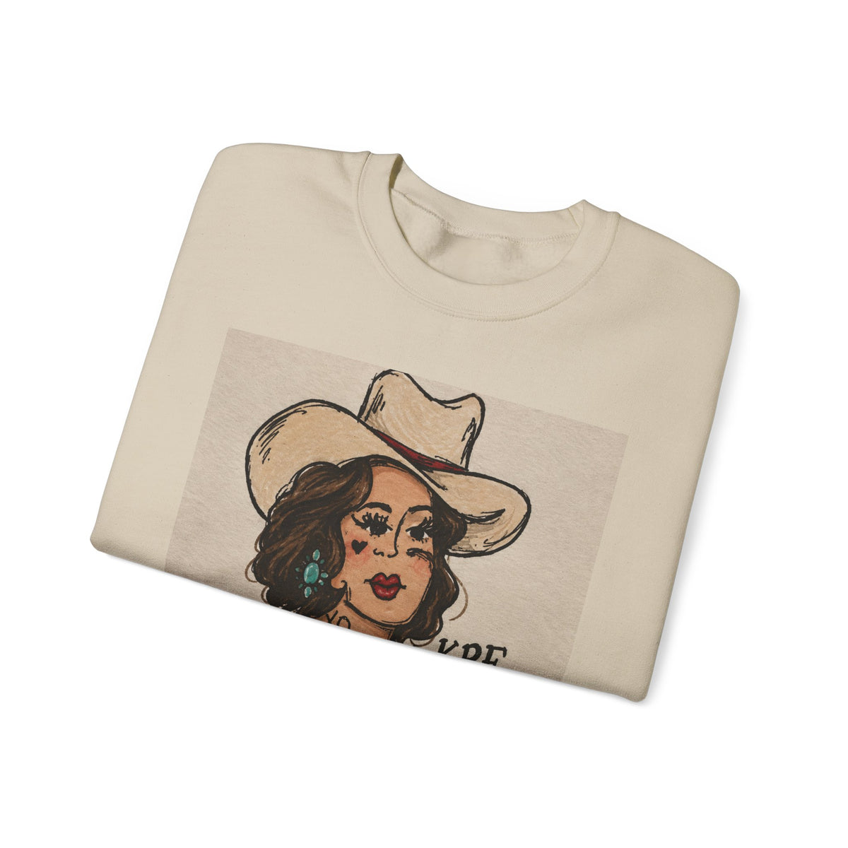 Rodeo rose crewneck