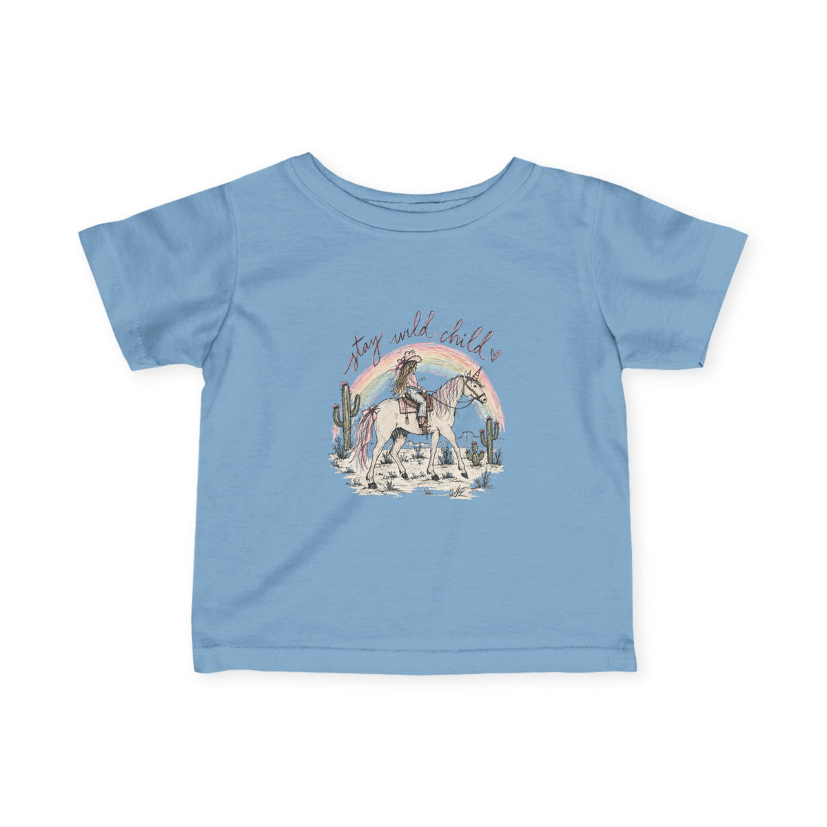 stay wild child infant tee