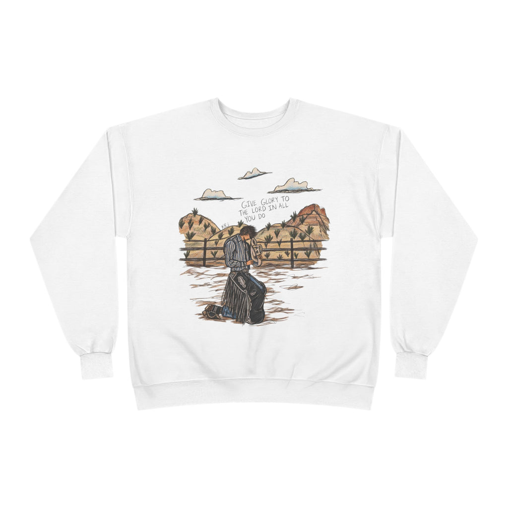 Give glory to the Lord crewneck