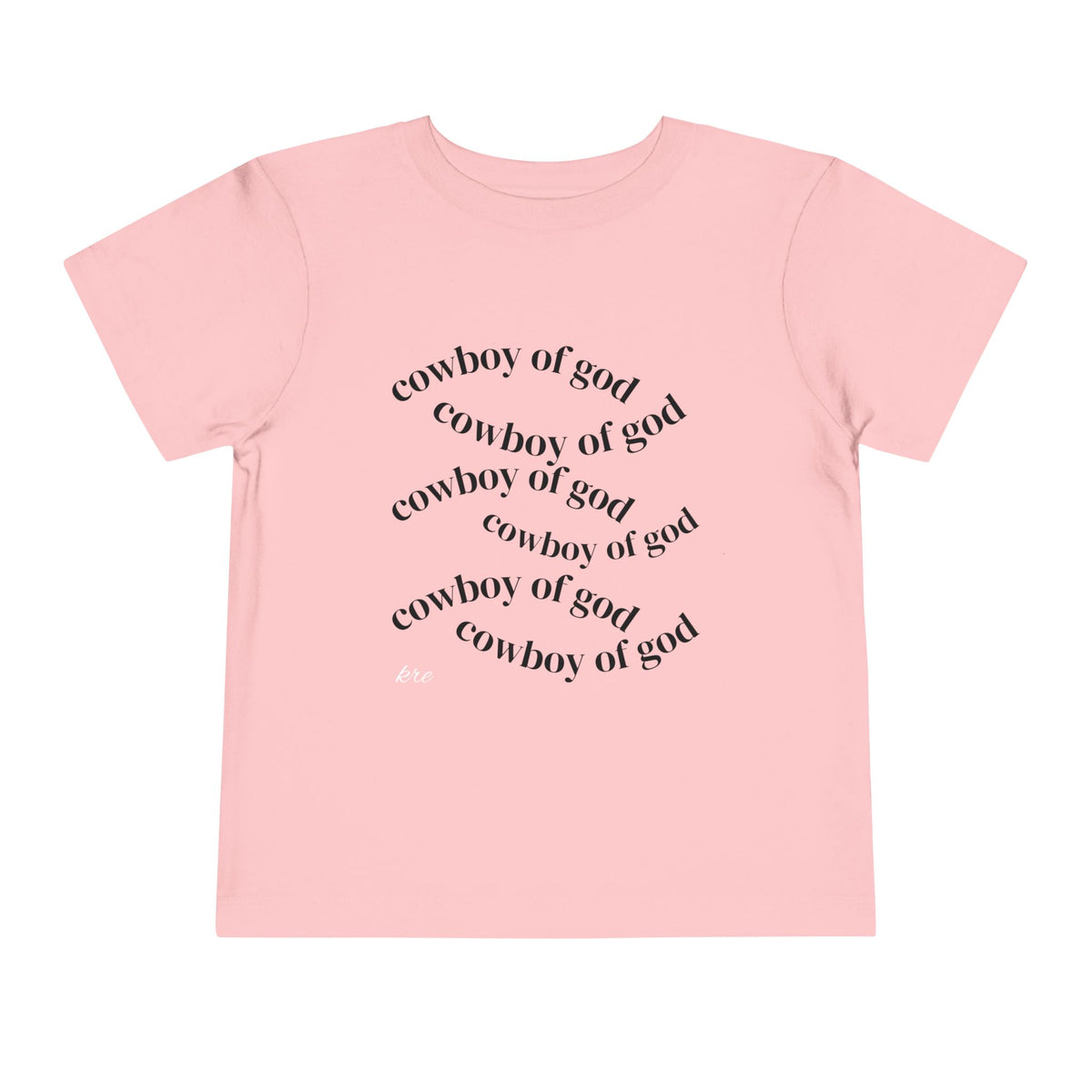 Cowboy of god Toddler Short Sleeve Tee