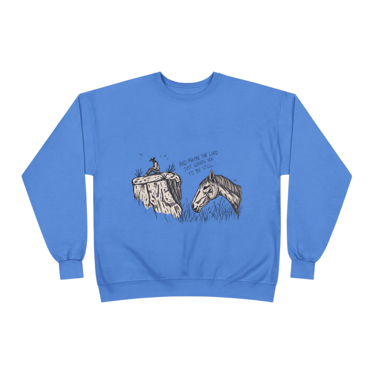 In the stillness crewneck