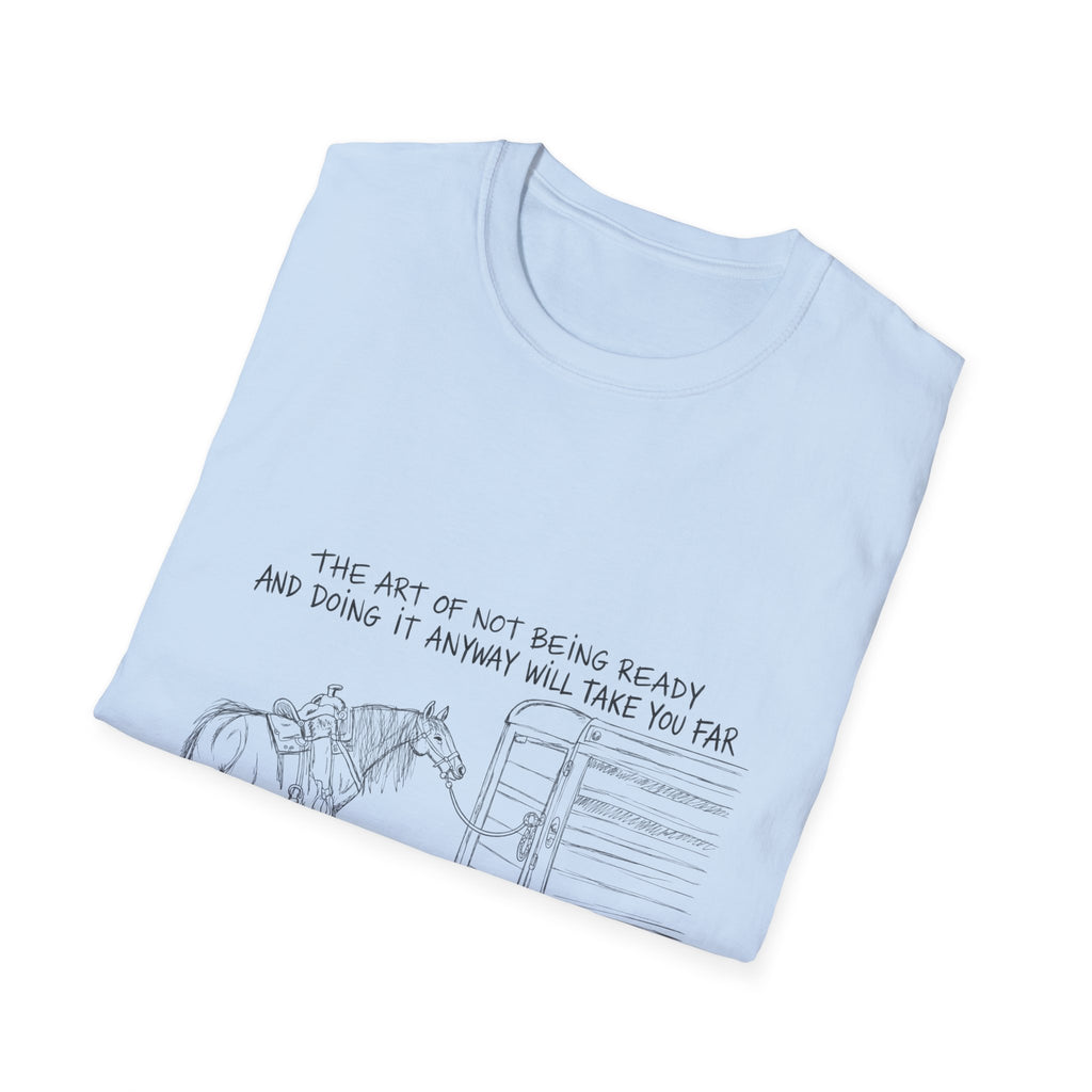 The art of a cowboy tshirt