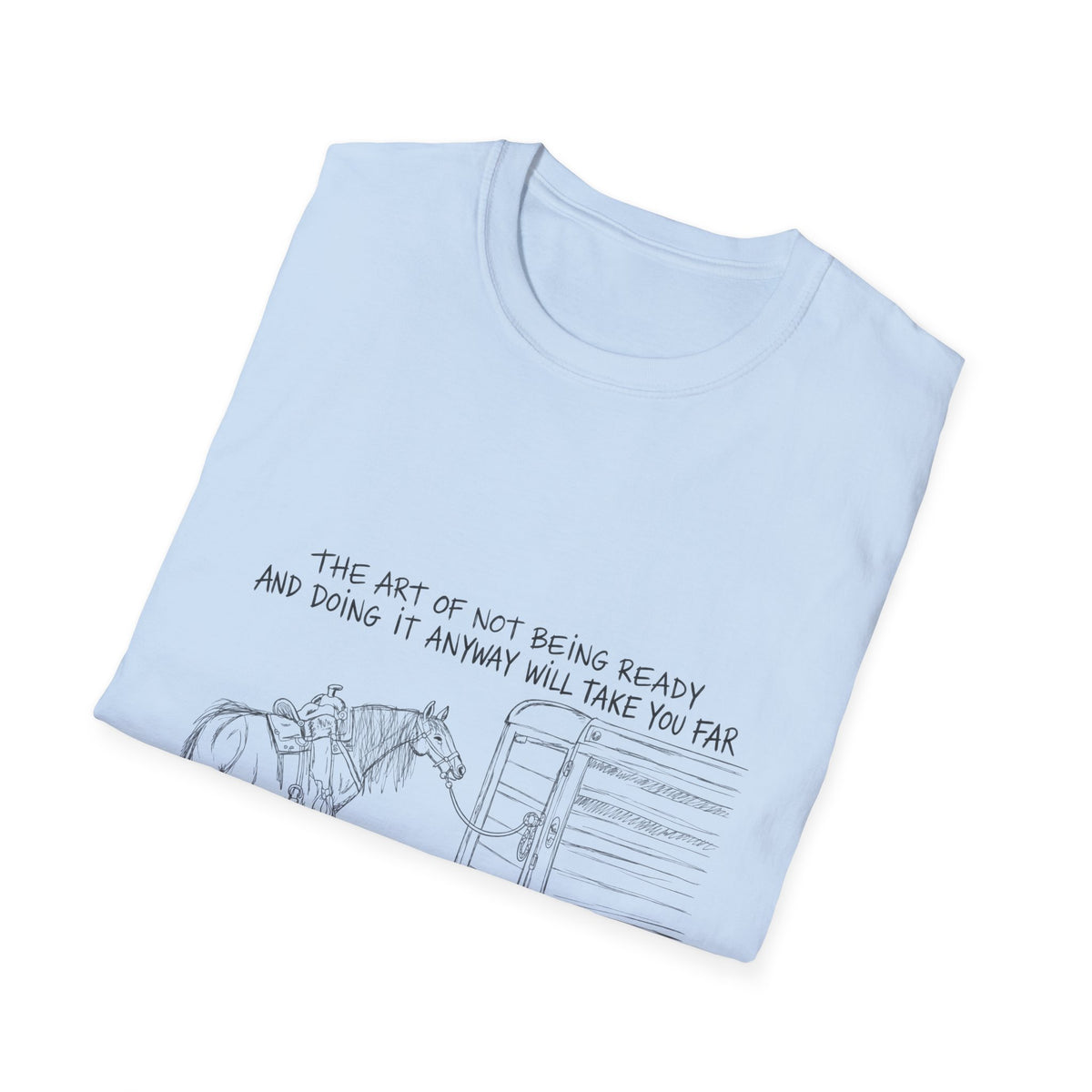 The art of a cowboy tshirt