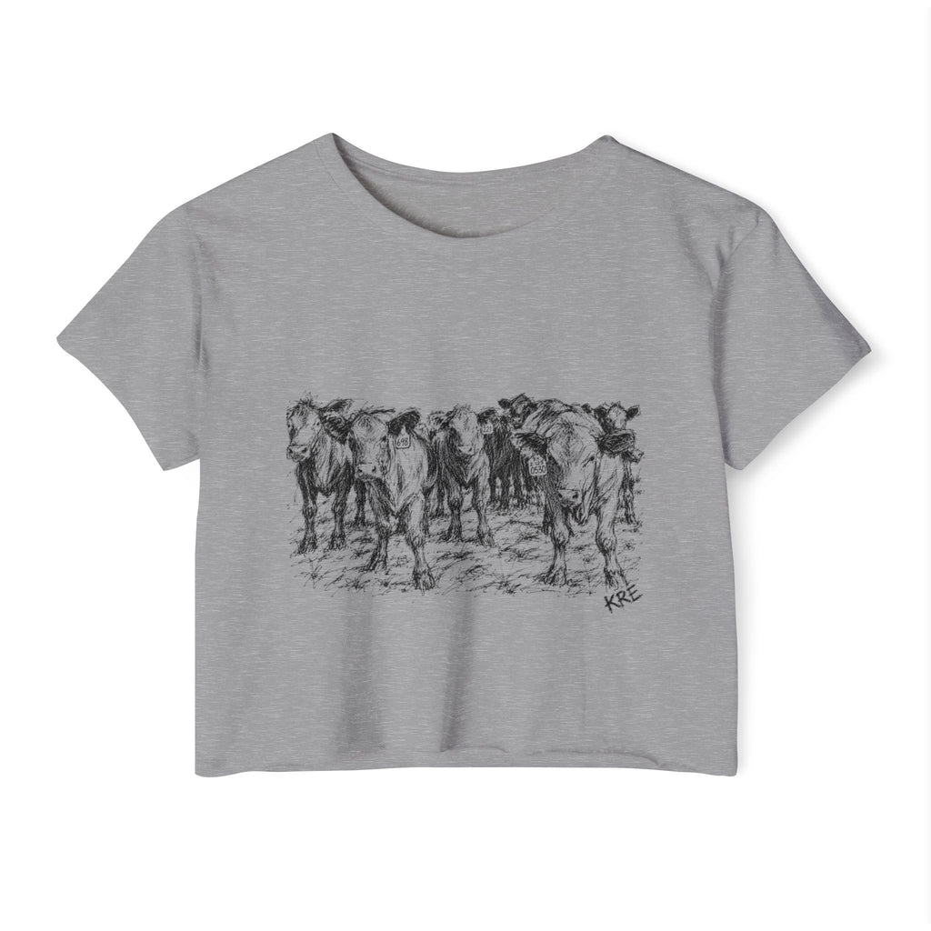 Among the herd crop top
