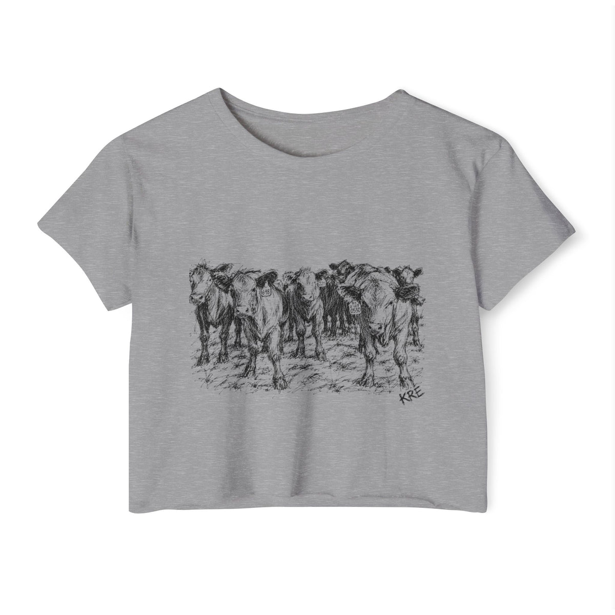 Among the herd crop top