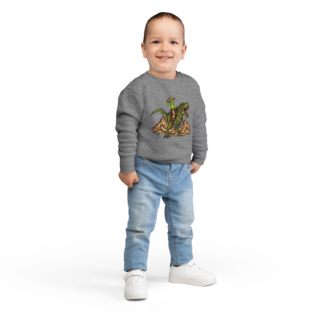 Alien outlaw toddler crewneck
