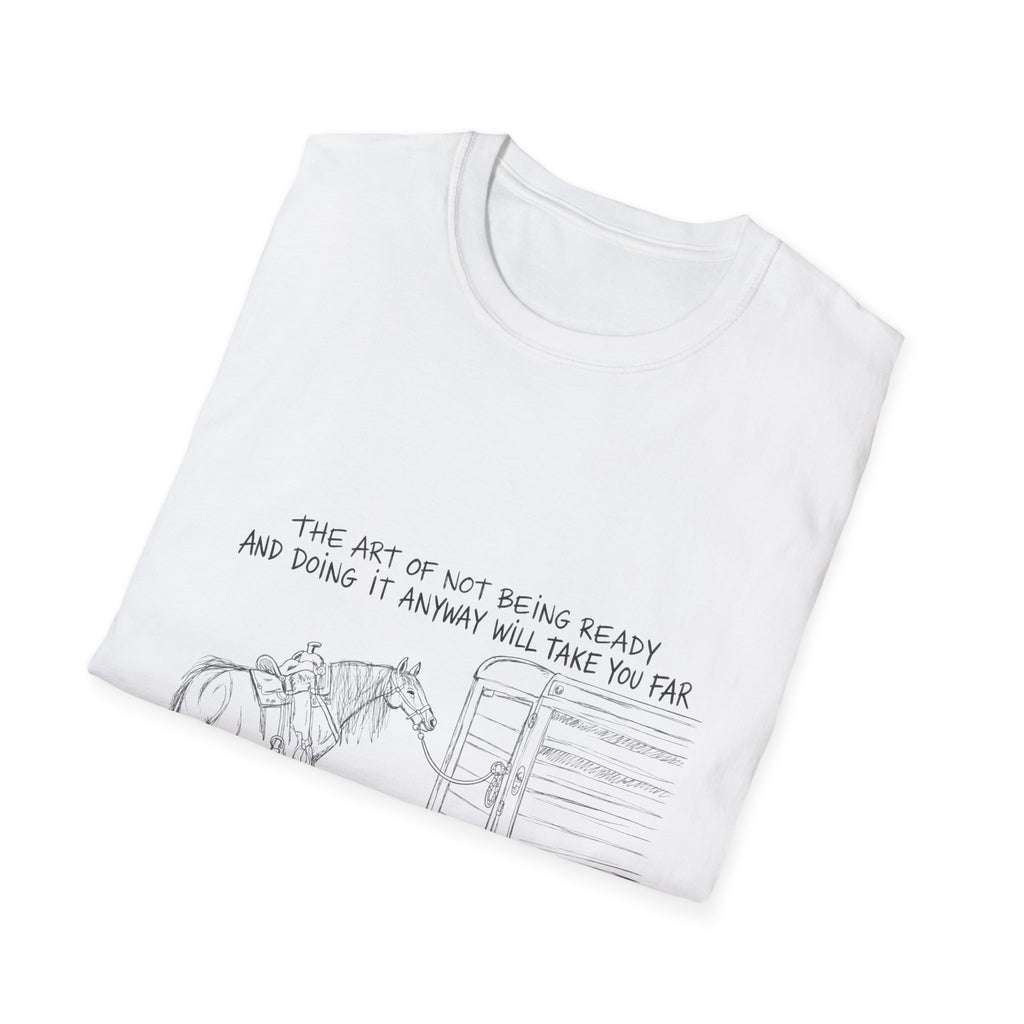 The art of a cowboy tshirt