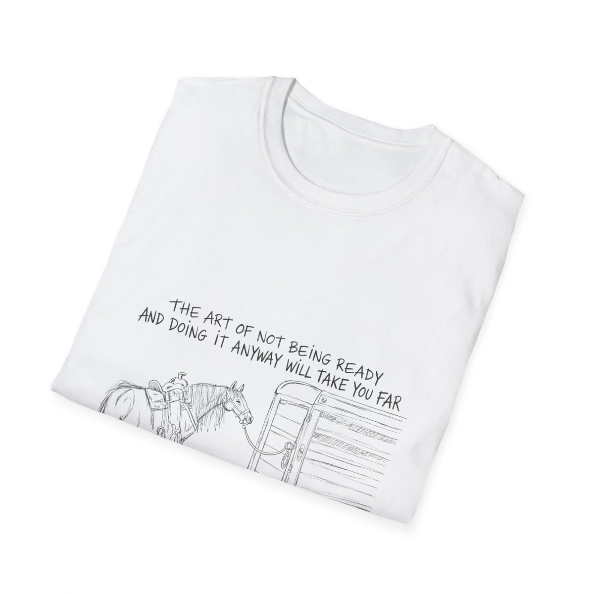 The art of a cowboy tshirt