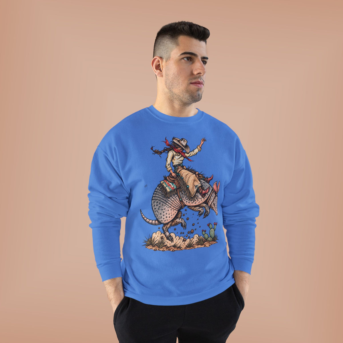 Buckin dillo crewneck