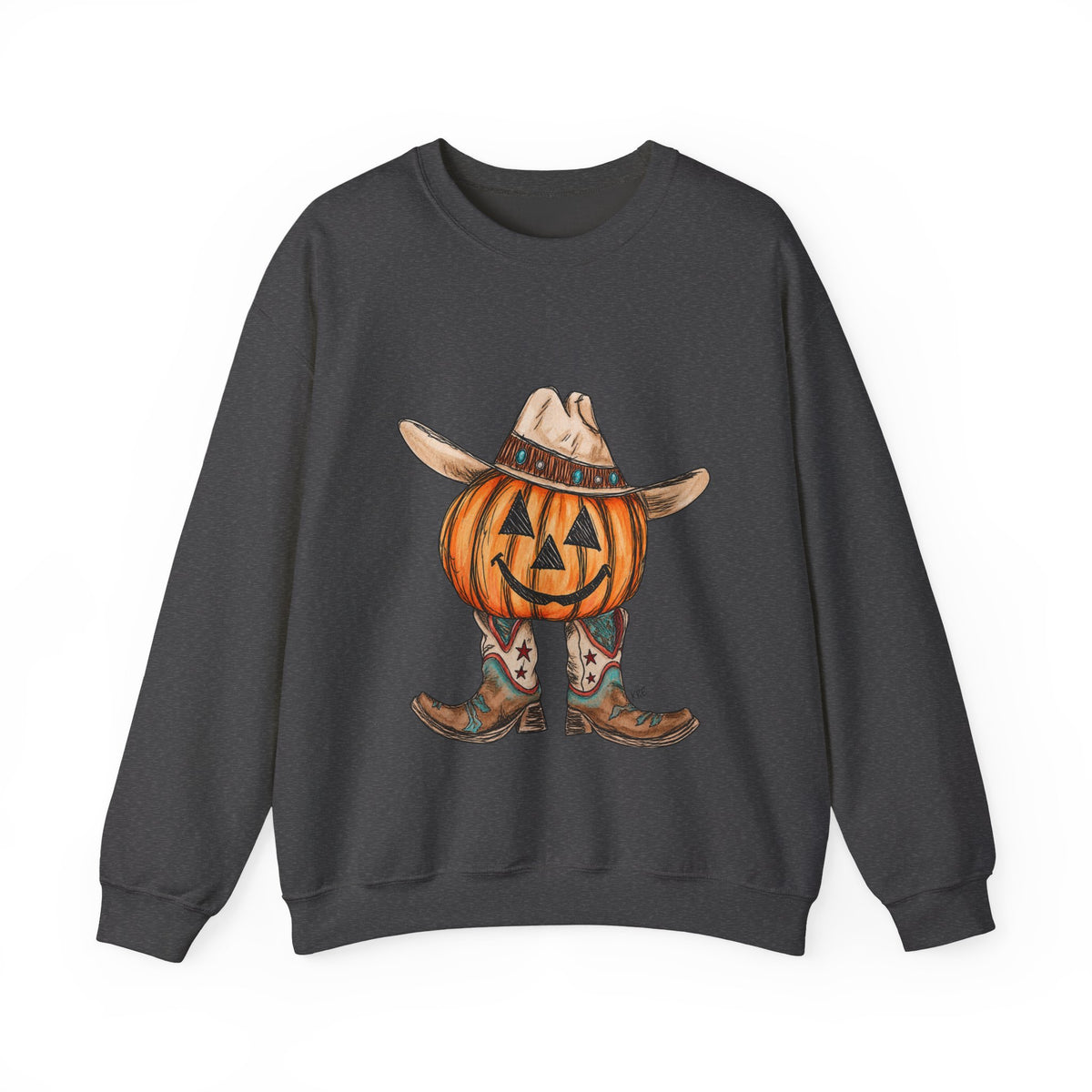 Cowboy pumpkin Crewneck Sweatshirt 
Fall drop