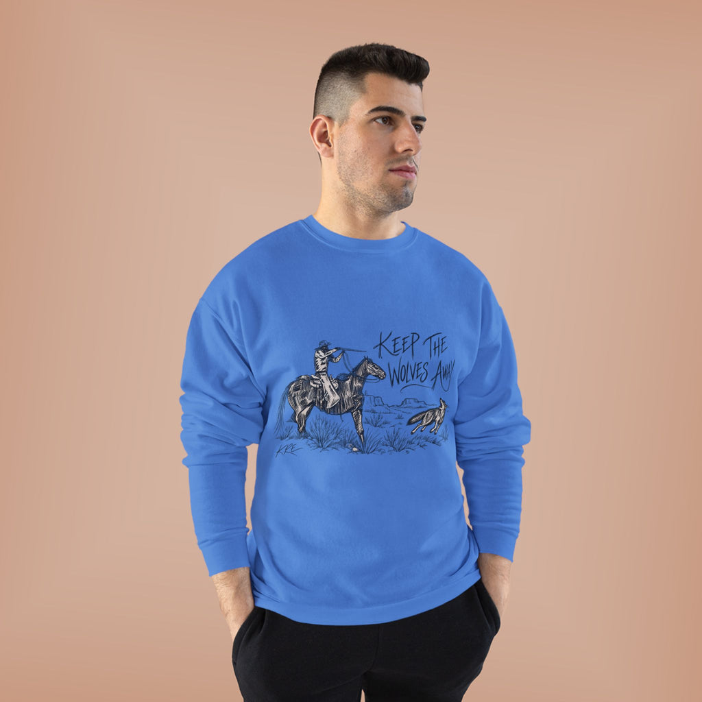 Keep the wolves away crewneck