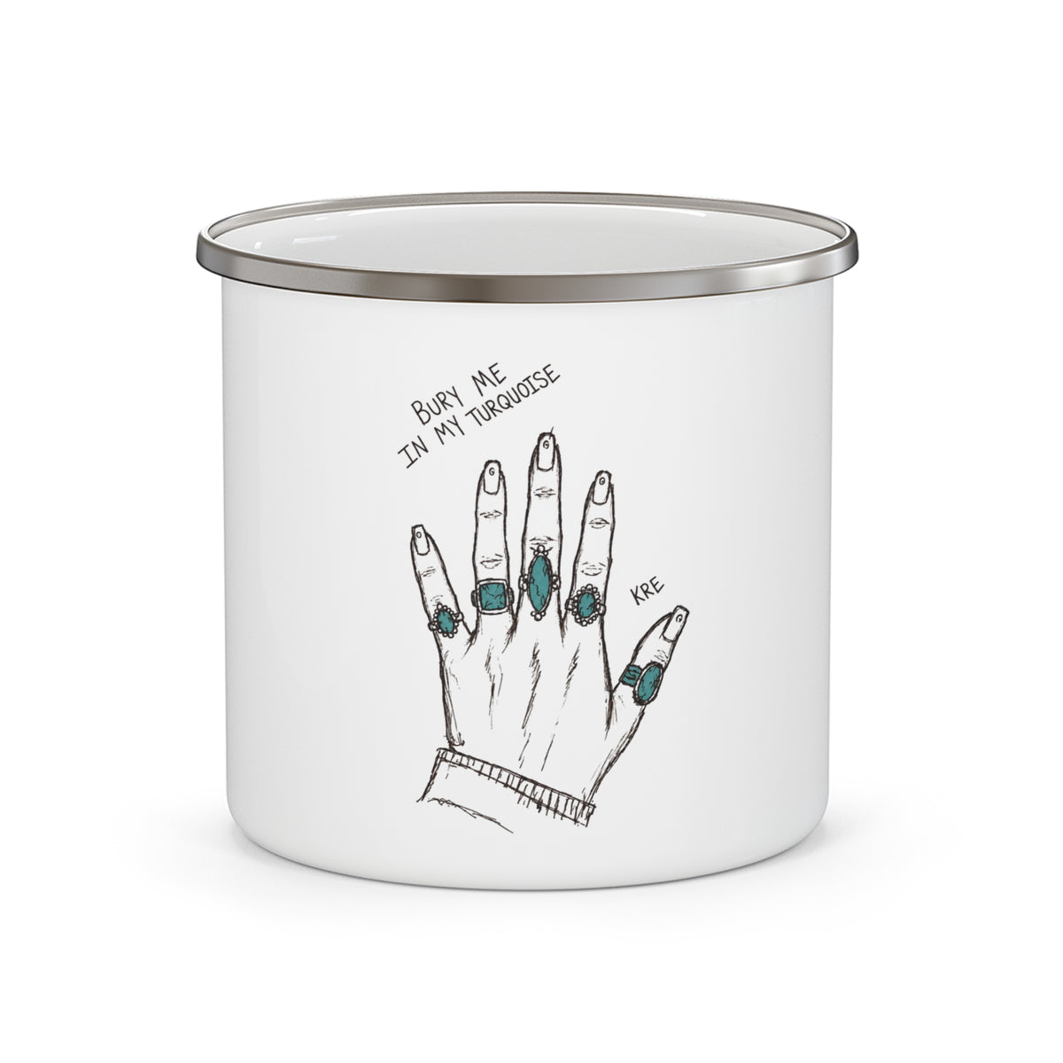 Bury me in my turquoise mug