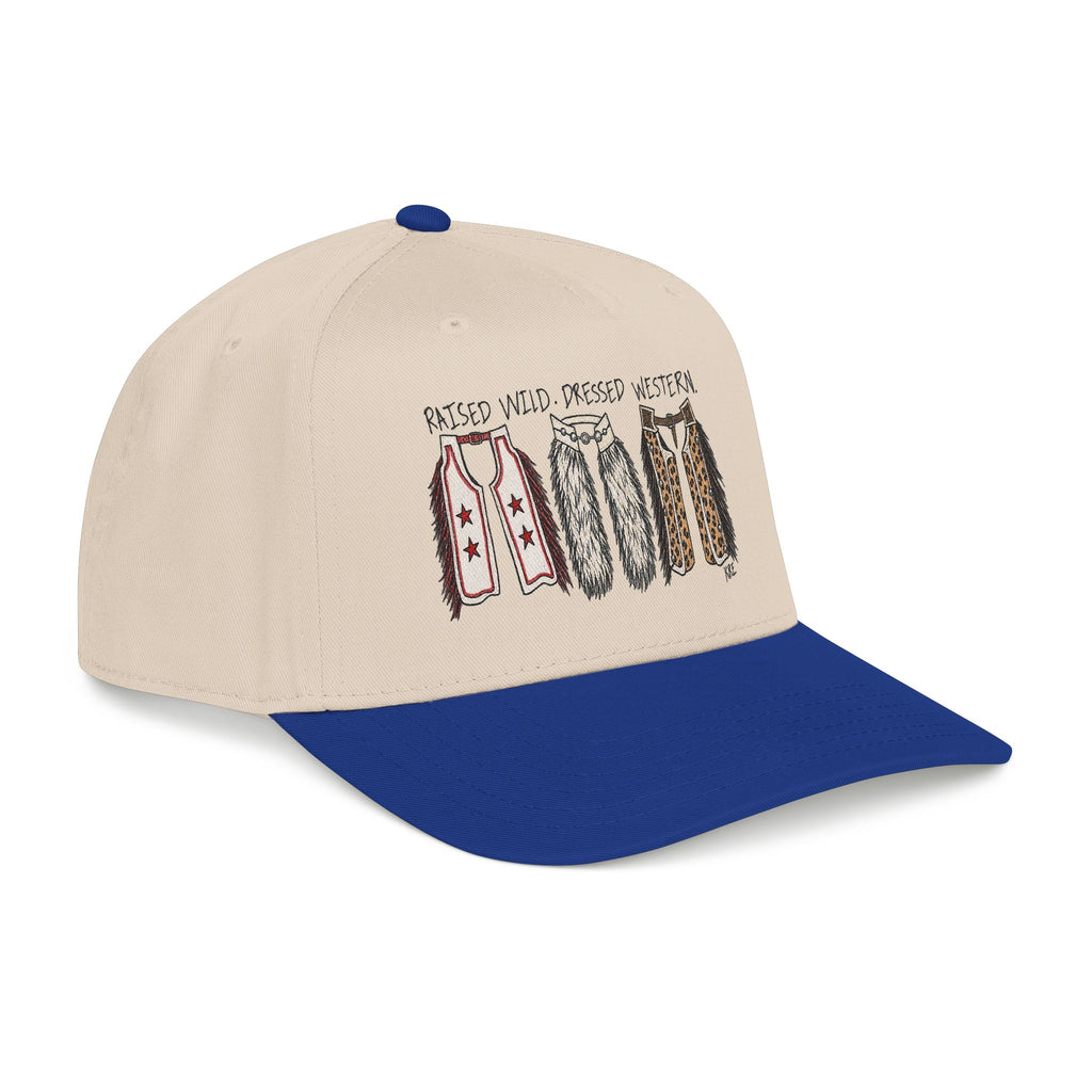 Mid Profile Baseball Cap raised wild, dressed western