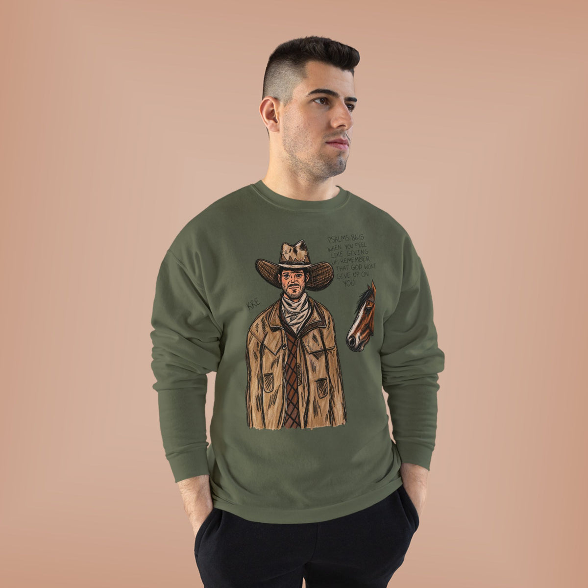 Psalms 86:15 crewneck