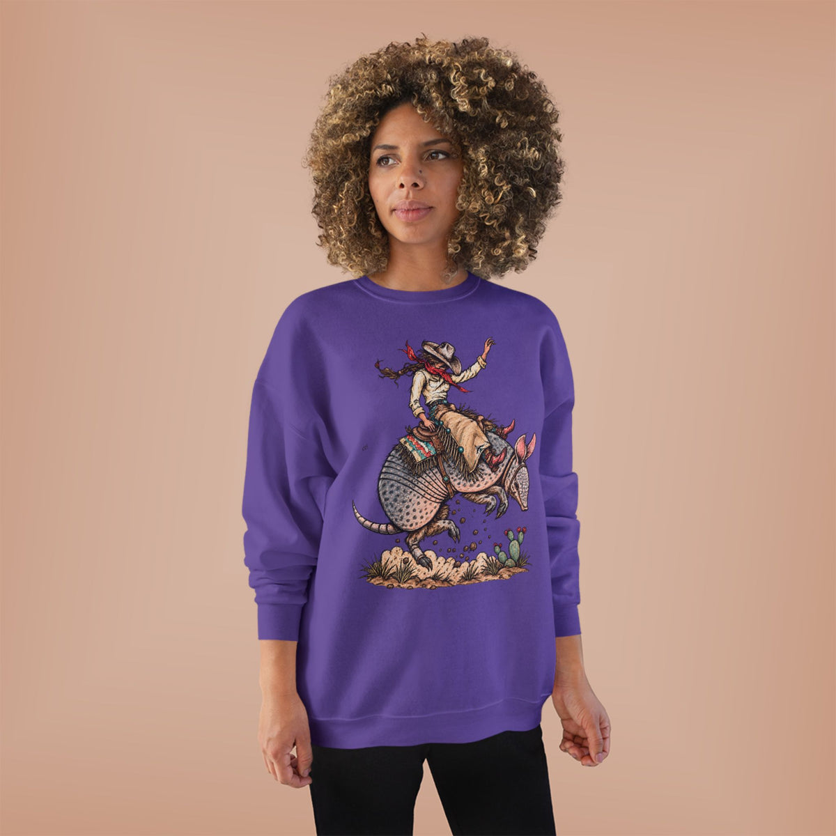 Buckin dillo crewneck