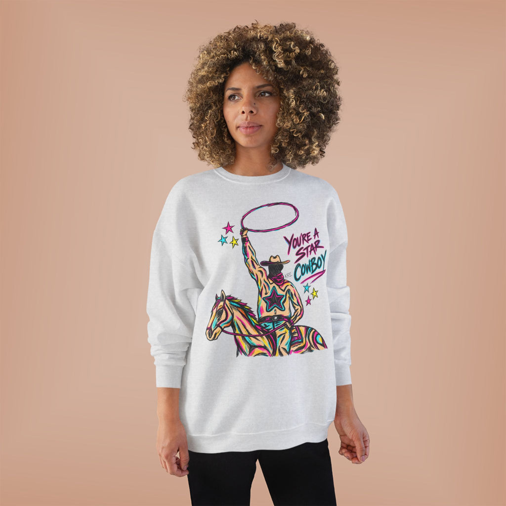 Star cowboy crewneck